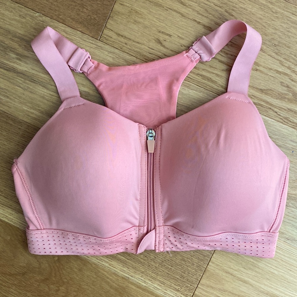 NEW! High-impact sports bra- zip front